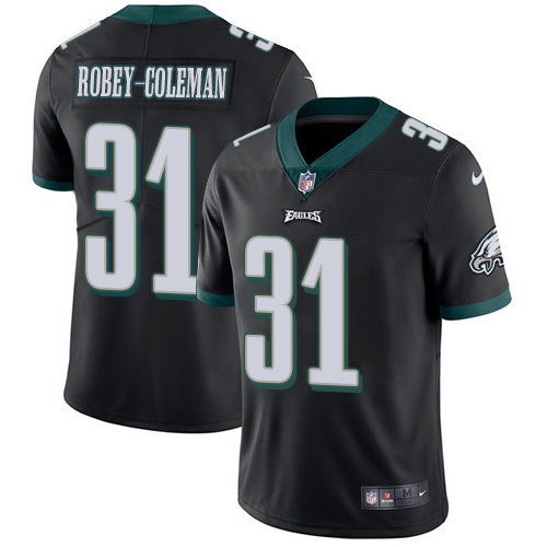 Nike Eagles #31 Nickell Robey-Coleman Black Alternate Men's Stitched NFL Vapor Untouchable Limited Jersey