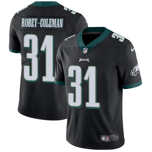 Nike Eagles #31 Nickell Robey-Coleman Black Alternate Men's Stitched NFL Vapor Untouchable Limited Jersey Nike Eagles #31 Nickell Robey-Coleman Black Alternate Men's Stitched NFL Vapor Untouchable Limited Jersey