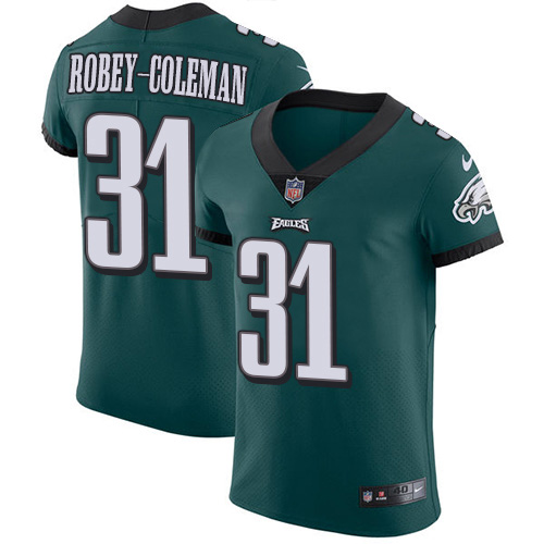 Nike Eagles #31 Nickell Robey-Coleman Green Team Color Men's Stitched NFL Vapor Untouchable Elite Jersey