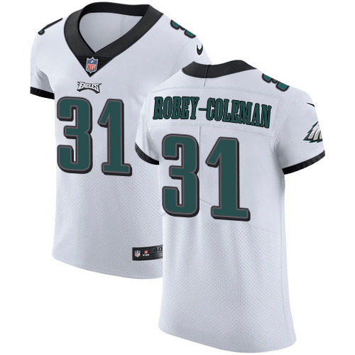 Nike Eagles #31 Nickell Robey-Coleman White Men's Stitched NFL New Elite Jersey