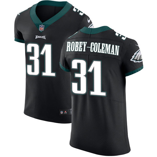 Nike Eagles #31 Nickell Robey-Coleman Black Alternate Men's Stitched NFL New Elite Jersey
