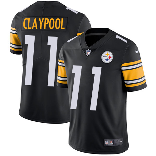 Nike Steelers #11 Chase Claypool Black Team Color Men's Stitched NFL Vapor Untouchable Limited Jersey