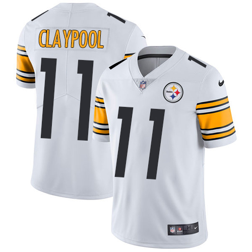 Nike Steelers #11 Chase Claypool White Men's Stitched NFL Vapor Untouchable Limited Jersey