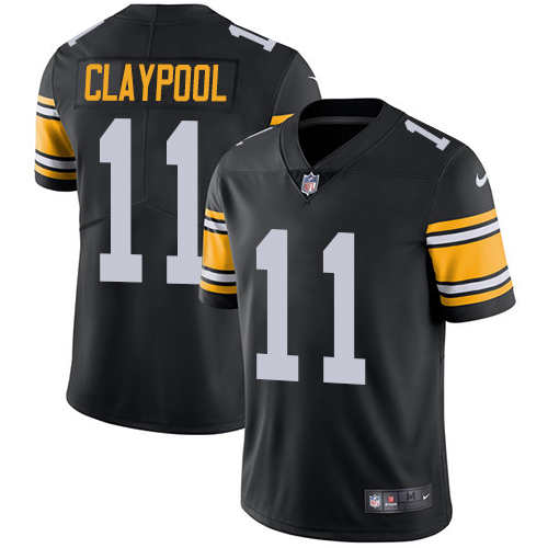 Nike Steelers #11 Chase Claypool Black Alternate Men's Stitched NFL Vapor Untouchable Limited Jersey