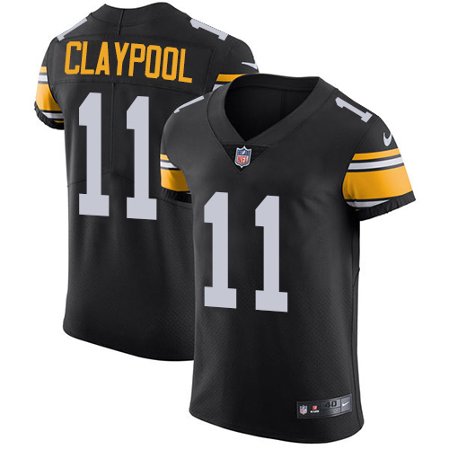 Nike Steelers #11 Chase Claypool Black Alternate Men's Stitched NFL New Elite Jersey