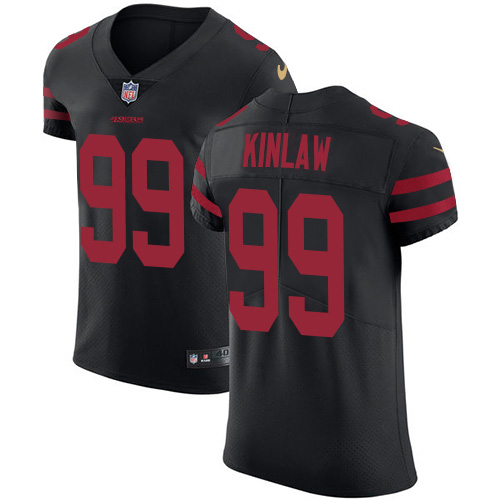 Nike 49ers #99 Javon Kinlaw Black Alternate Men's Stitched NFL New Elite Jersey