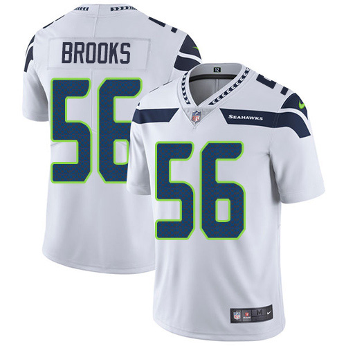 Nike Seahawks #56 Jordyn Brooks White Men's Stitched NFL Vapor Untouchable Limited Jersey