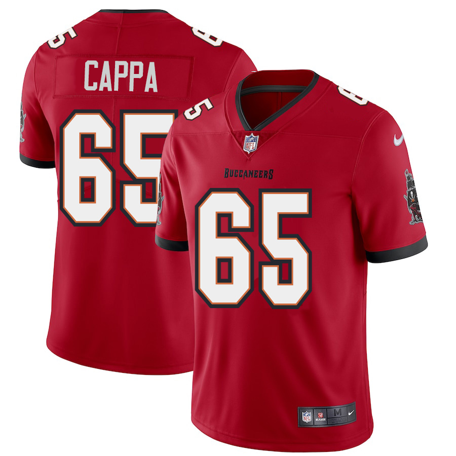 Tampa Bay Buccaneers #65 Alex Cappa Men's Nike Red Vapor Limited Jersey