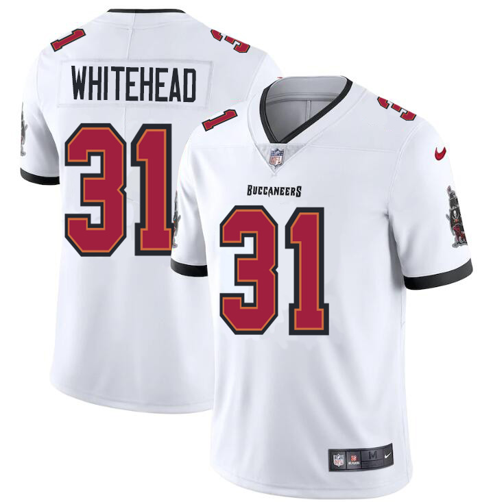 Tampa Bay Buccaneers #31 Jordan Whitehead Men's Nike White Vapor Limited Jersey