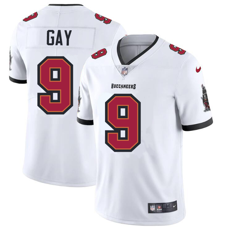 Tampa Bay Buccaneers #9 Matt Gay Men's Nike White Vapor Limited Jersey Tampa Bay Buccaneers #9 Matt Gay Men's Nike White Vapor Limited Jersey