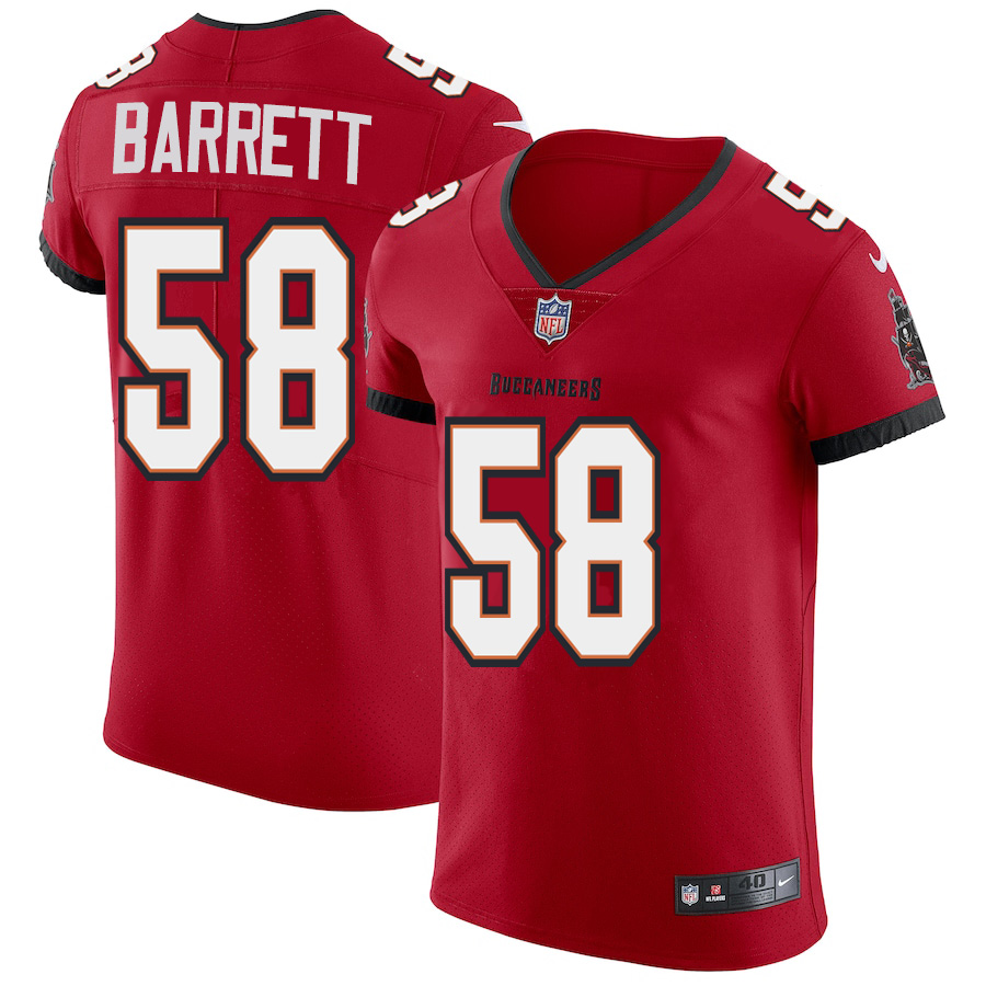Tampa Bay Buccaneers #58 Shaquil Barrett Men's Nike Red Vapor Elite Jersey