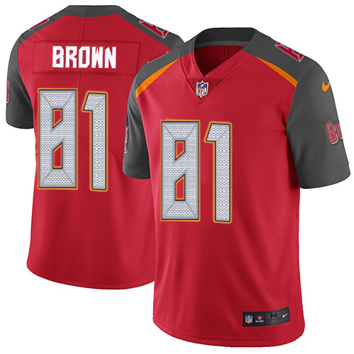 Nike Buccaneers #81 Antonio Brown Red Team Color Men's Stitched NFL Vapor Untouchable Limited Jersey