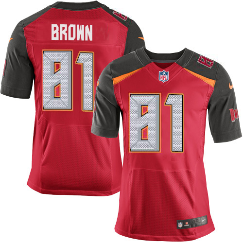 Nike Buccaneers #81 Antonio Brown Red Team Color Men's Stitched NFL Vapor Untouchable Elite Jersey