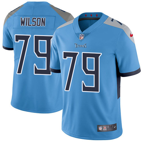 Nike Titans #79 Isaiah Wilson Light Blue Alternate Men's Stitched NFL Vapor Untouchable Limited Jersey