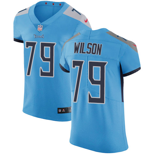 Nike Titans #79 Isaiah Wilson Light Blue Alternate Men's Stitched NFL New Elite Jersey