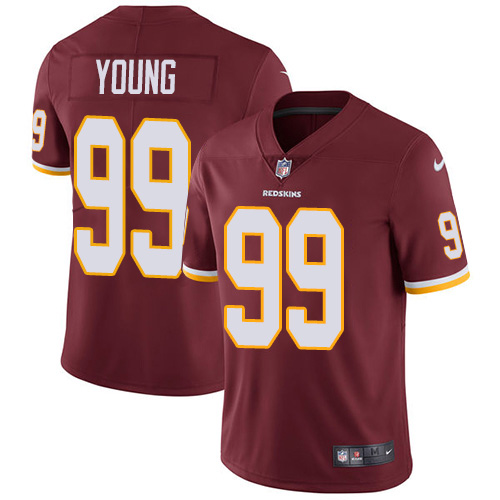 Nike Redskins #99 Chase Young Burgundy Red Team Color Men's Stitched NFL Vapor Untouchable Limited Jersey