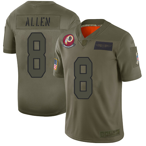 Nike Redskins #8 Kyle Allen Camo Men's Stitched NFL Limited 2019 Salute To Service Jersey