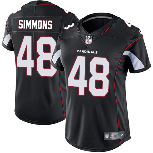 Nike Cardinals #48 Isaiah Simmons Black Alternate Women's Stitched NFL Vapor Untouchable Limited Jersey