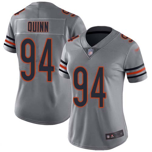 Nike Bears #94 Robert Quinn Silver Women's Stitched NFL Limited Inverted Legend Jersey