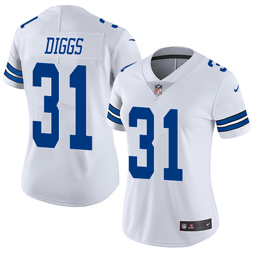 Nike Cowboys #31 Trevon Diggs White Women's Stitched NFL Vapor Untouchable Limited Jersey