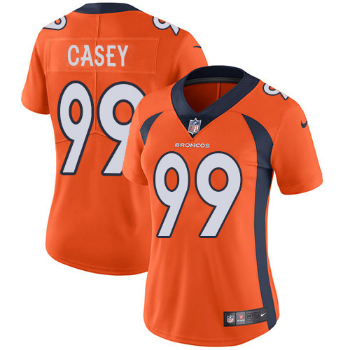 Nike Broncos #99 Jurrell Casey Orange Team Color Women's Stitched NFL Vapor Untouchable Limited Jersey