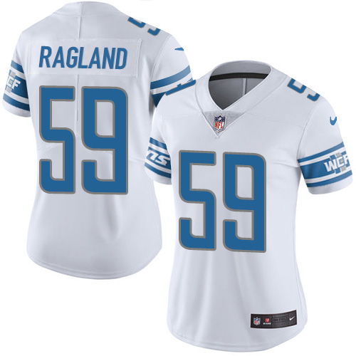 Nike Lions #59 Reggie Ragland White Women's Stitched NFL Vapor Untouchable Limited Jersey
