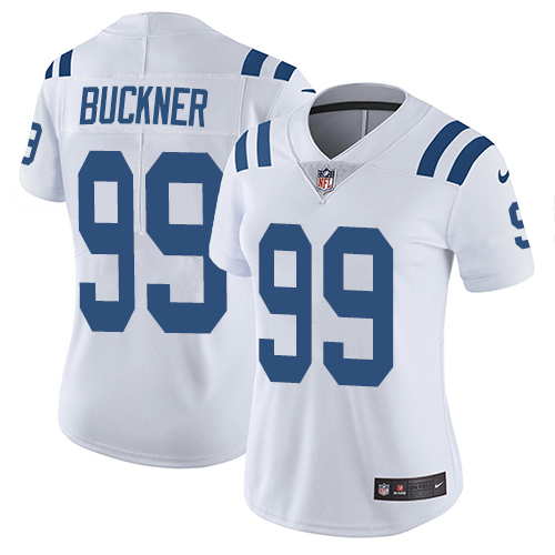Nike Colts #99 DeForest Buckner White Women's Stitched NFL Vapor Untouchable Limited Jersey
