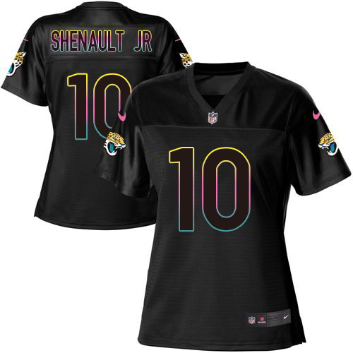 Nike Jaguars #10 Laviska Shenault Jr. Black Women's NFL Fashion Game Jersey