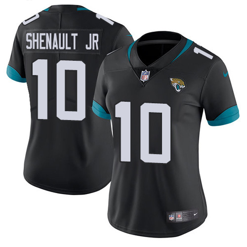 Nike Jaguars #10 Laviska Shenault Jr. Black Team Color Women's Stitched NFL Vapor Untouchable Limited Jersey