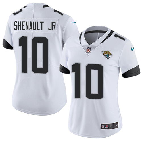 Nike Jaguars #10 Laviska Shenault Jr. White Women's Stitched NFL Vapor Untouchable Limited Jersey Nike Jaguars #10 Laviska Shenault Jr. White Women's Stitched NFL Vapor Untouchable Limited Jersey