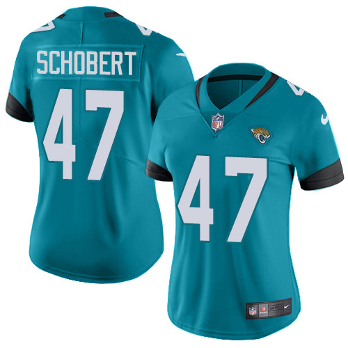 Nike Jaguars #47 Joe Schobert Teal Green Alternate Women's Stitched NFL Vapor Untouchable Limited Jersey Nike Jaguars #47 Joe Schobert Teal Green Alternate Women's Stitched NFL Vapor Untouchable Limited Jersey