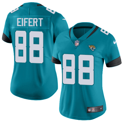 Nike Jaguars #88 Tyler Eifert Teal Green Alternate Women's Stitched NFL Vapor Untouchable Limited Jersey Nike Jaguars #88 Tyler Eifert Teal Green Alternate Women's Stitched NFL Vapor Untouchable Limited Jersey