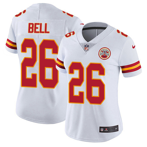 Nike Chiefs #26 Le'Veon Bell White Women's Stitched NFL Vapor Untouchable Limited Jersey