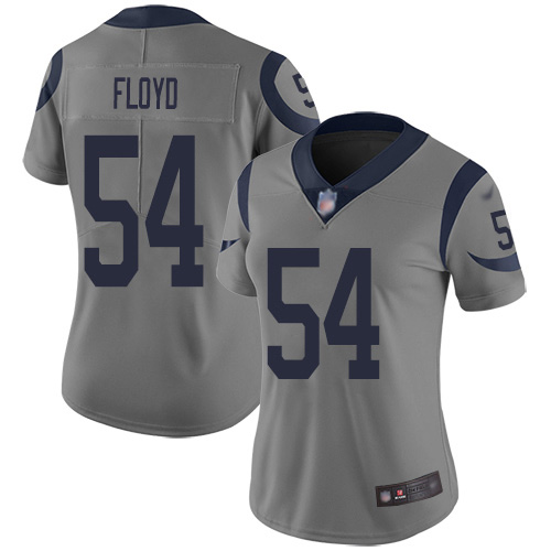 Nike Rams #54 Leonard Floyd Gray Women's Stitched NFL Limited Inverted Legend Jersey Nike Rams #54 Leonard Floyd Gray Women's Stitched NFL Limited Inverted Legend Jersey