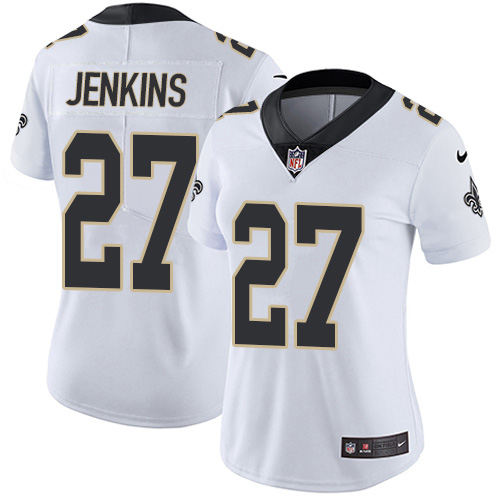 Nike Saints #27 Malcolm Jenkins White Women's Stitched NFL Vapor Untouchable Limited Jersey