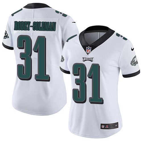Nike Eagles #31 Nickell Robey-Coleman White Women's Stitched NFL Vapor Untouchable Limited Jersey