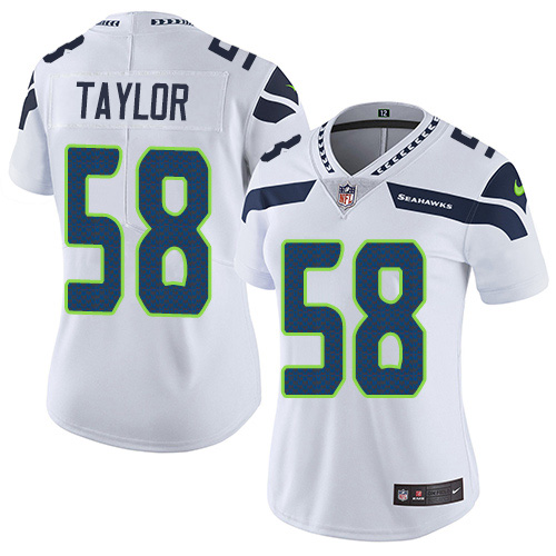 Nike Seahawks #58 Darrell Taylor White Women's Stitched NFL Vapor Untouchable Limited Jersey Nike Seahawks #58 Darrell Taylor White Women's Stitched NFL Vapor Untouchable Limited Jersey