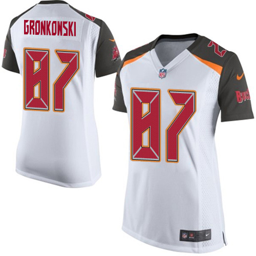 Nike Buccaneers #87 Rob Gronkowski White Women's Stitched NFL New Elite Jersey