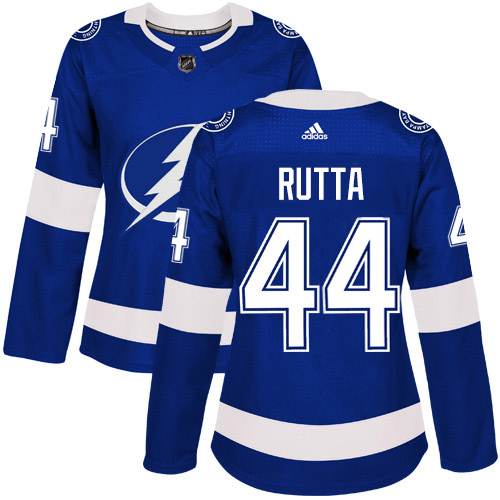 Adidas Lightning #44 Jan Rutta Blue Home Authentic Women's Stitched NHL Jersey Adidas Lightning #44 Jan Rutta Blue Home Authentic Women's Stitched NHL Jersey