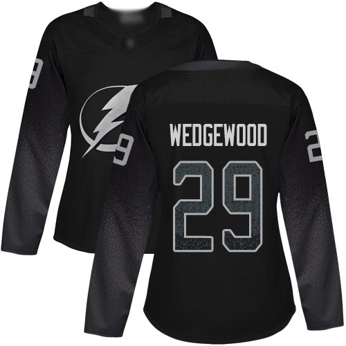 Adidas Lightning #29 Scott Wedgewood Black Alternate Authentic Women's Stitched NHL Jersey Adidas Lightning #29 Scott Wedgewood Black Alternate Authentic Women's Stitched NHL Jersey
