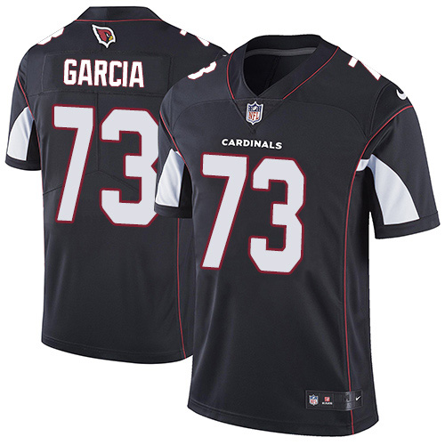 Nike Cardinals #73 Max Garcia Black Alternate Youth Stitched NFL Vapor Untouchable Limited Jersey