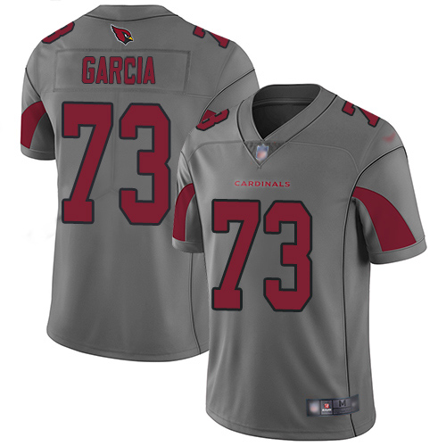 Nike Cardinals #73 Max Garcia Silver Youth Stitched NFL Limited Inverted Legend Jersey