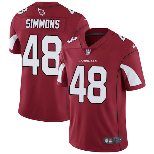 Nike Cardinals #48 Isaiah Simmons Red Team Color Youth Stitched NFL Vapor Untouchable Limited Jersey