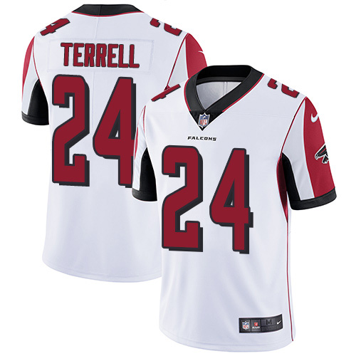 Nike Falcons #24 A.J. Terrell White Youth Stitched NFL Vapor Untouchable Limited Jersey Nike Falcons #24 A.J. Terrell White Youth Stitched NFL Vapor Untouchable Limited Jersey