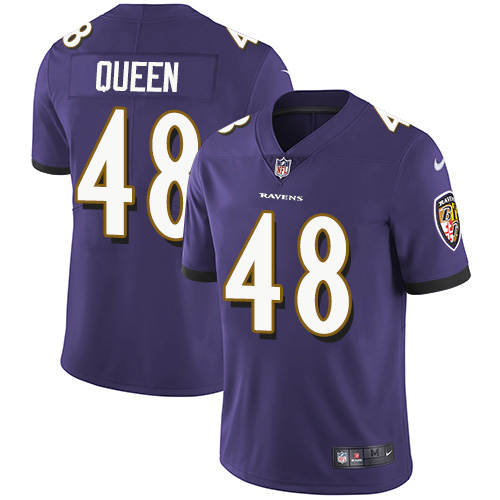 Nike Ravens #48 Patrick Queen Purple Team Color Youth Stitched NFL Vapor Untouchable Limited Jersey