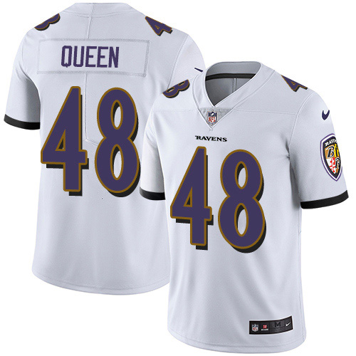 Nike Ravens #48 Patrick Queen White Youth Stitched NFL Vapor Untouchable Limited Jersey Nike Ravens #48 Patrick Queen White Youth Stitched NFL Vapor Untouchable Limited Jersey