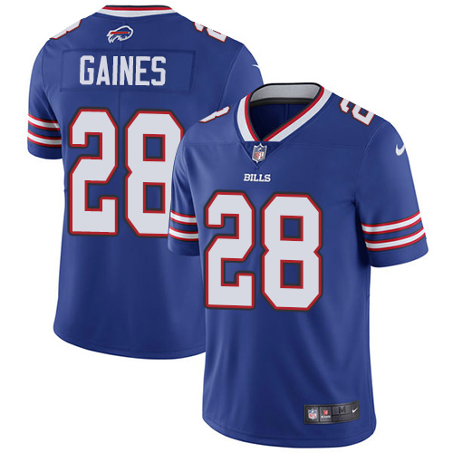 Nike Bills #28 E.J. Gaines Royal Blue Team Color Youth Stitched NFL Vapor Untouchable Limited Jersey