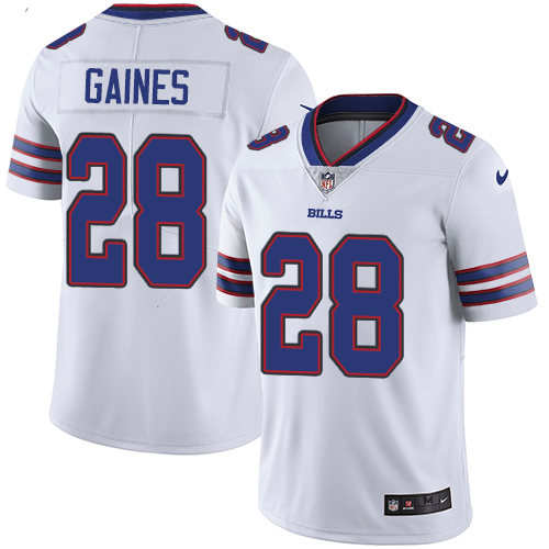 Nike Bills #28 E.J. Gaines White Youth Stitched NFL Vapor Untouchable Limited Jersey