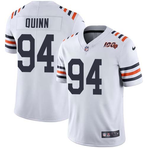 Nike Bears #94 Robert Quinn White Alternate Youth Stitched NFL Vapor Untouchable Limited 100th Season Jersey