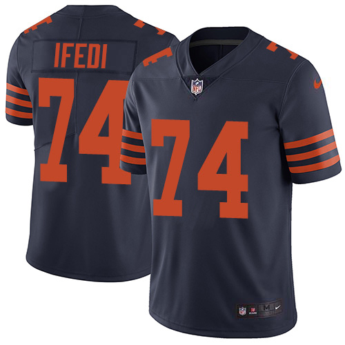 Nike Bears #74 Germain Ifedi Navy Blue Alternate Youth Stitched NFL Vapor Untouchable Limited Jersey